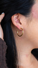 Load image into Gallery viewer, Luxe Harlow Hoops - Gold