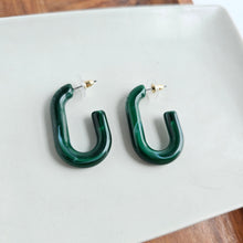 Load image into Gallery viewer, Joanna Hoops - Forest Green
