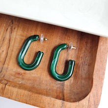 Load image into Gallery viewer, Joanna Hoops - Forest Green
