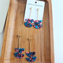 Load image into Gallery viewer, Everly Earrings - Magenta Teal