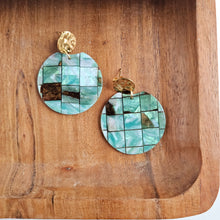 Load image into Gallery viewer, Gianna Earrings - Patina Green