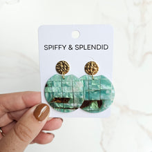 Load image into Gallery viewer, Gianna Earrings - Patina Green

