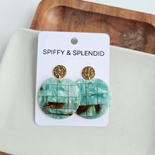 Load image into Gallery viewer, Gianna Earrings - Patina Green
