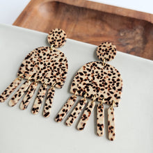 Load image into Gallery viewer, Willow Earrings - Brown Dot
