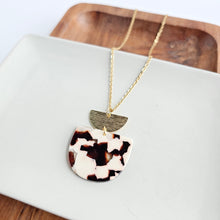 Load image into Gallery viewer, Harper Necklace - Cowhide