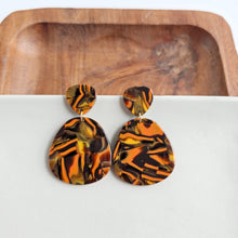 Load image into Gallery viewer, Penelope Earrings - Orange Sepia