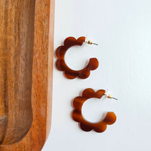 Load image into Gallery viewer, Flora Hoops - Walnut
