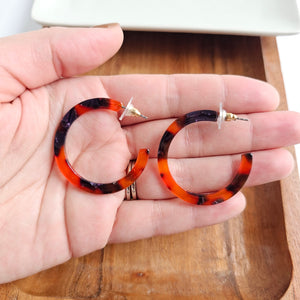 Camy Hoops - Sedona Tortoise