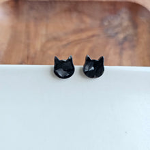 Load image into Gallery viewer, Cat Studs - Black
