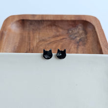 Load image into Gallery viewer, Cat Studs - Black