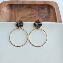 Load image into Gallery viewer, Amelia Earrings - Brown Shimmer