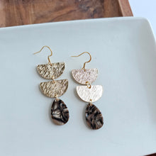 Load image into Gallery viewer, Aria Earrings - Brown Shimmer
