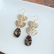 Load image into Gallery viewer, Aria Earrings - Brown Shimmer

