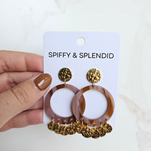 Load image into Gallery viewer, Francesca Earrings - Mauve &amp; Copper