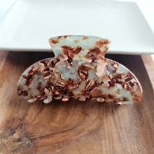 Load image into Gallery viewer, Candace Hair Claw - Seafoam &amp; Rust
