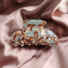 Load image into Gallery viewer, Candace Hair Claw - Seafoam &amp; Rust