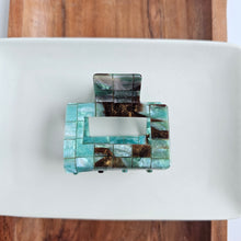 Load image into Gallery viewer, Carly Hair Claw - Patina Green
