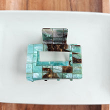 Load image into Gallery viewer, Carly Hair Claw - Patina Green