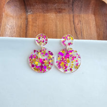 Load image into Gallery viewer, Addy Earrings - Pink Confetti

