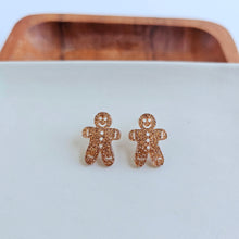 Load image into Gallery viewer, Gingerbread Man Studs