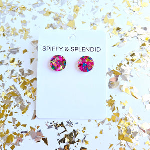 Sophie Studs - Pink Sparkle
