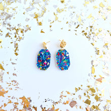 Load image into Gallery viewer, Lexi Earrings - Blue Sparkle
