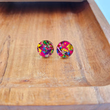 Load image into Gallery viewer, Sophie Studs - Pink Sparkle
