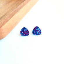 Load image into Gallery viewer, Gemma Studs - Purple Sparkle
