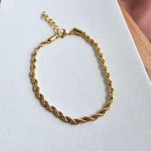 Load image into Gallery viewer, Luxe Gold Rope Bracelet

