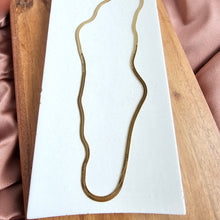Load image into Gallery viewer, Luxe Gold Delicate Herringbone Chain - 16&quot;