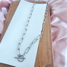 Load image into Gallery viewer, Luxe Silver Chunky Paper Clip Chain - 18&quot;