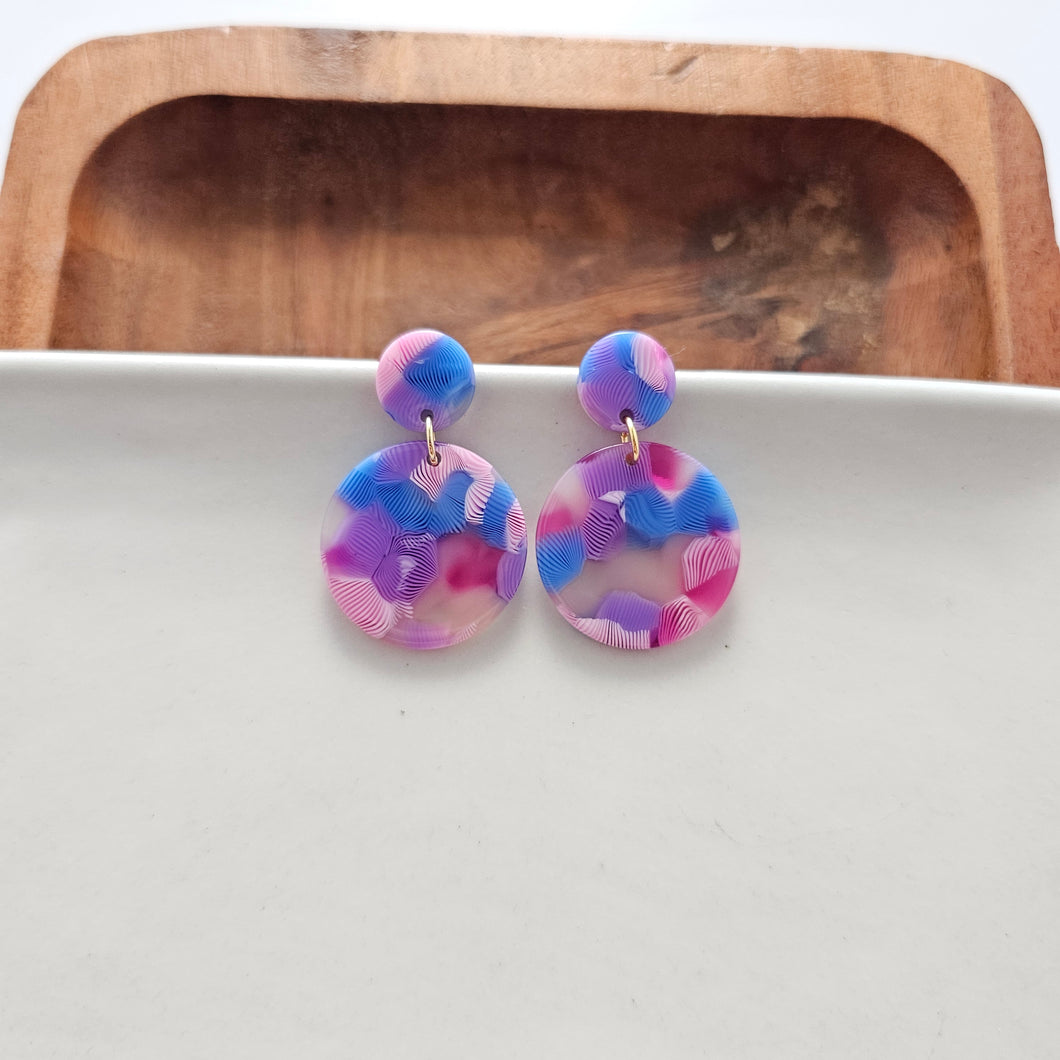 Addy Earrings - Cotton Candy