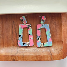 Load image into Gallery viewer, Avery Earrings - 80&#39;s Pastel