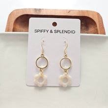 Load image into Gallery viewer, Poppy Earrings - Cream