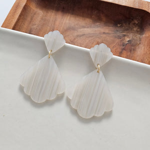 Ariel Earrings - Seashell