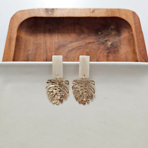 Mini Belize Earrings - Ivory