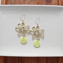 Load image into Gallery viewer, Maisy Earrings - Lime Green