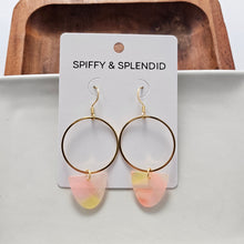 Load image into Gallery viewer, Iris Earrings Large - Iridescent Neon