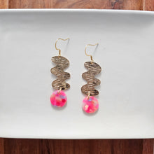 Load image into Gallery viewer, Hazel Earrings - Tropical Pink
