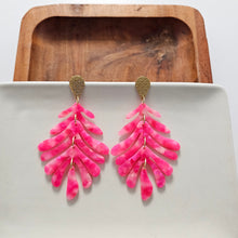 Load image into Gallery viewer, Palm Earrings - Hot Pink
