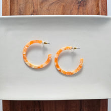 Load image into Gallery viewer, Camy Hoops - Orange
