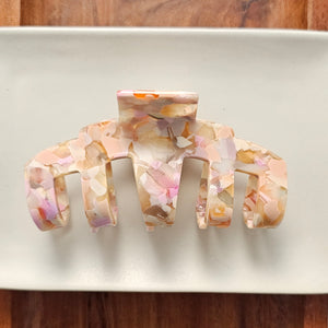 Catherine Hair Claw - Peachy Pink