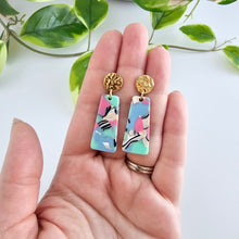 Load image into Gallery viewer, Mia Mini Earrings - 80&#39;s Pastel