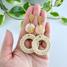 Load image into Gallery viewer, Lana Earrings - Light Rattan
