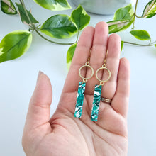 Load image into Gallery viewer, Isabella Earrings - Sea Green