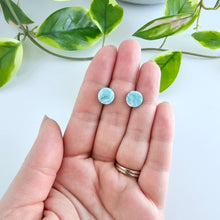 Load image into Gallery viewer, Kate Studs - Aquamarine