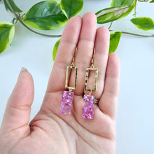 Load image into Gallery viewer, Raya Earrings - Pink Glitter

