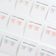 Load image into Gallery viewer, Bow Studs - Pink

