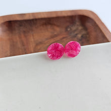 Load image into Gallery viewer, Sophie Studs - Raspberry *Limited Edition*

