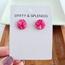 Load image into Gallery viewer, Sophie Studs - Raspberry *Limited Edition*
